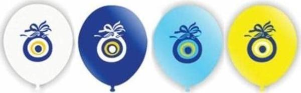 Vatan Sarı Nazar Boncuklu Balon (100'lü) - Image 1