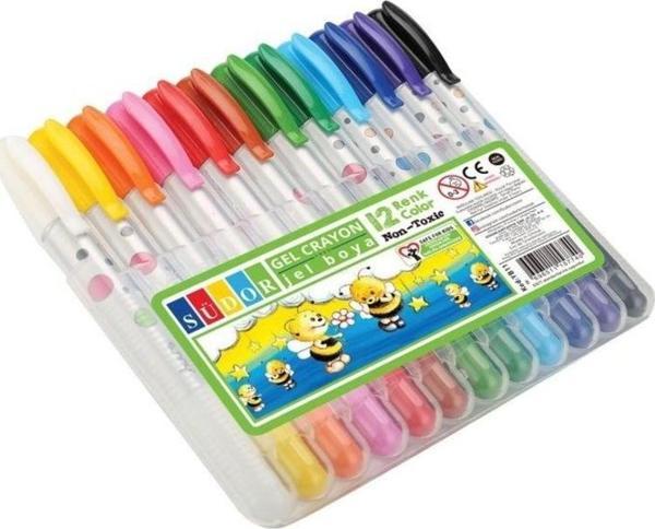 Südor Jel Mum Boya Plastik Kutu 12 Renk YB11 - Image 1