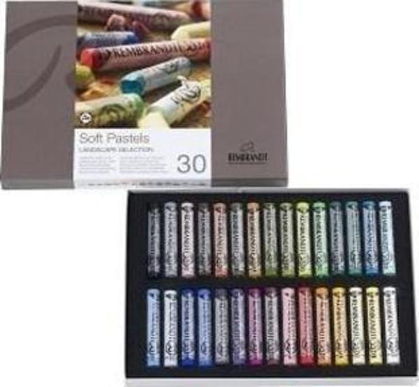 Talens Rembrandt Soft Pastel Boya 30 Renk Tam Boy Manzara - Image 1