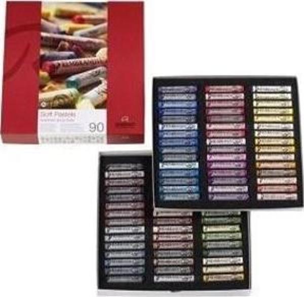 Talens Rembrandt Soft Pastel Boya 90 Renk Tam Boy Portre - Image 1