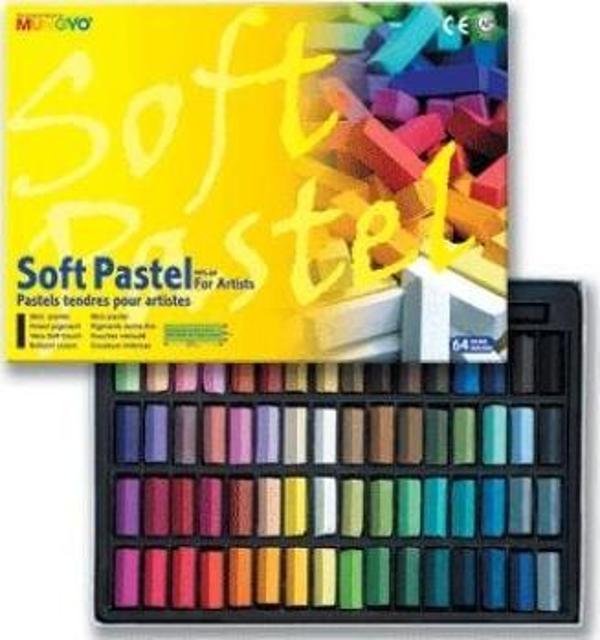 Mungyo Gallery Artists' Soft Pastel 64 Renk Yarım Boy - Image 1