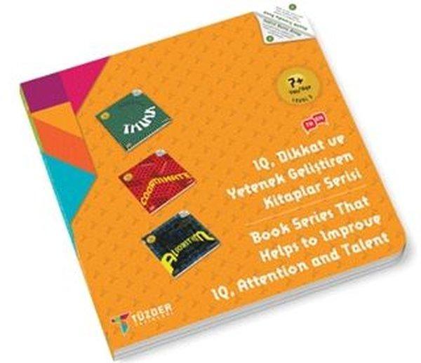 7+ Yaş Seti - Level 3 - IQ Dikkat ve Yetenek Geliştiren Kitaplar Serisi - Tüzder Yayınları - Image 1