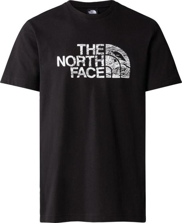 The North Face M S/S Woodcut Dome Tee Erkek T-Shirt - Image 1