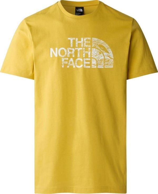 The North Face M S/S Woodcut Dome Tee Erkek T-Shirt - Image 1