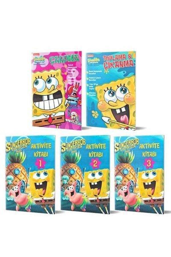 Aktivite Kitapları Sünger Bob Seti - 5 Kitap Takım - Çocuk Gezegeni - Image 1