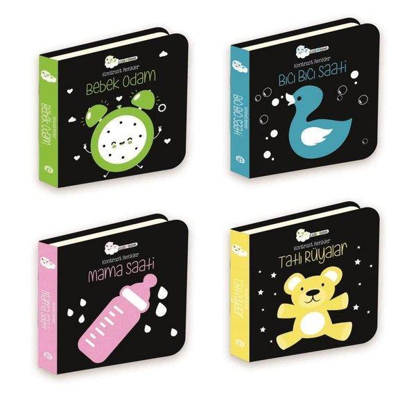 Akıllı Bebek - Kontrast Renkler Seti 4 Kitap Takım - Beta Kids - Image 1