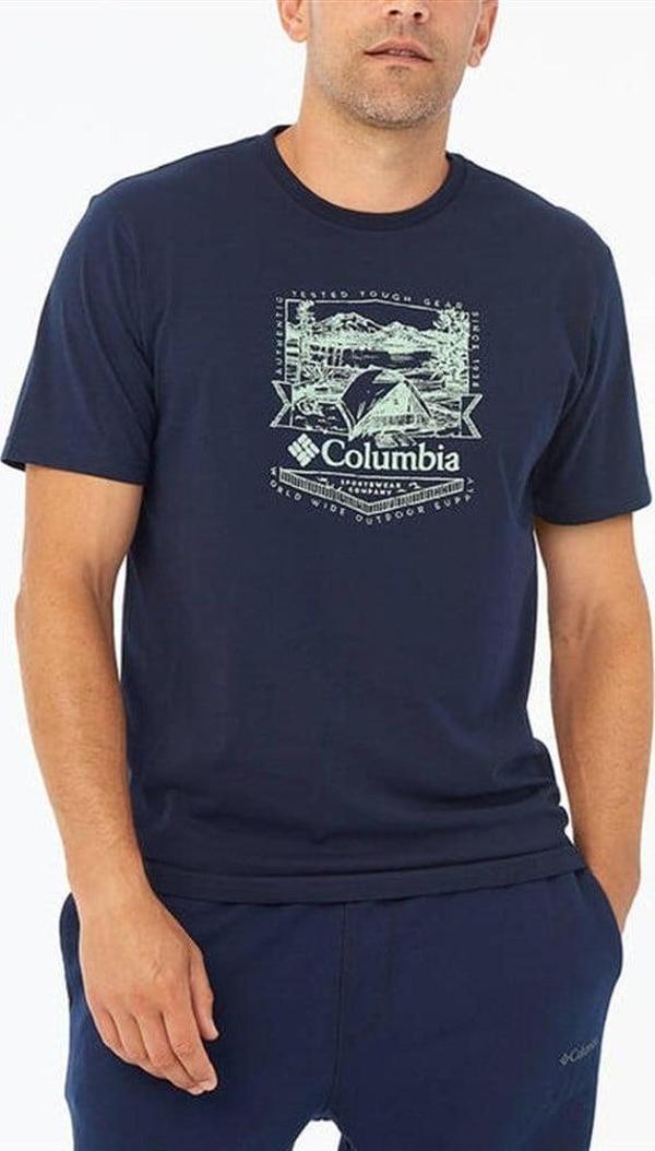 Columbia CS0232 CSC Lakeside Badge SS Tee Erkek T-Shirt - Image 1