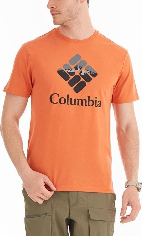 Columbia Cs0226 Csc M Hood Nightscape Ss Tee Erkek T-Shirt - Image 1