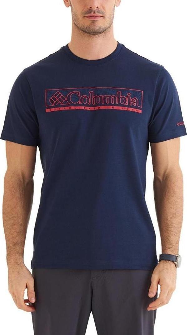 Columbia Cs0379 Csc M Branded Nightscape Ss Tee Erkek T-Shirt - Image 1