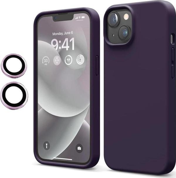 iPhone 14 Kılıf Kamera Lens Hediyeli Nano Lansman Silikon Arka Kapak - Image 1