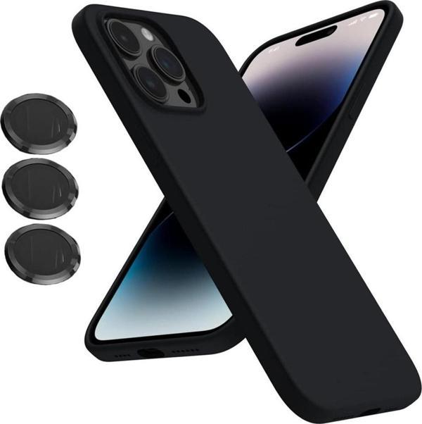 iPhone 14 Pro Max Kılıf Kamera Lensli Lansman Silikon Kapak - Image 1