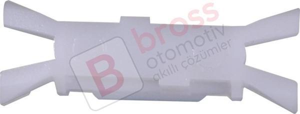 Fiat Renault için 10 Adet Plastik Klips 7078732, 7701408860 - Image 1