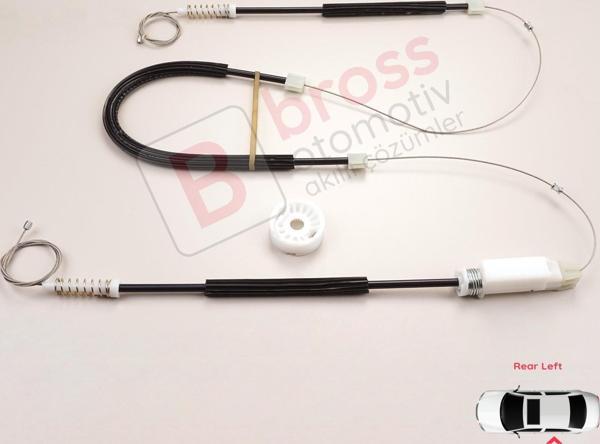 Audi A5 S5 Coupe 08 13 İçin Sol Arka Cam Mekanizması Tamir Takımı - Image 1