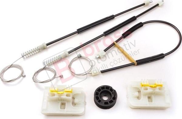 Ford Focus MK3 C346 2010-2019 4/5 Kapı BM51A23201 İçin Ön Sol Cam Kriko Tamir Seti - Image 1