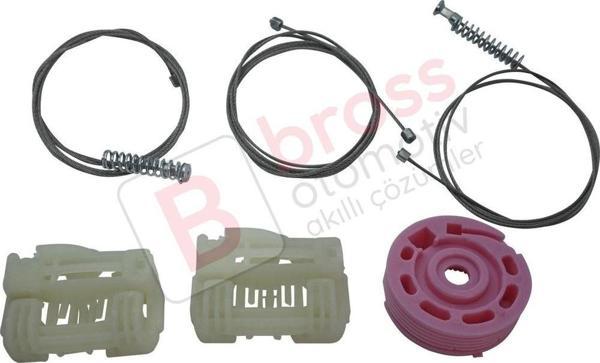 Hyundai I30 MK1 FD 2007-2012 5-Kapı 824712L001 İçin Elektrikli Ön Sol Cam Kriko Tamir Seti - Image 1