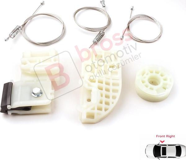 Hyundai I30 MK2 GD GDE 2011-2017 5-Kapı 82481A6000 İçin Elektrikli Ön Sağ Kapı Cam Kriko Tamir Seti - Image 1