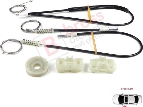Land Rover Freelander MK1 L314 LN 1997-2006 3/5 Kapı LR006372 İçin Elektrikli Ön Sol Cam Kriko Seti - Image 1