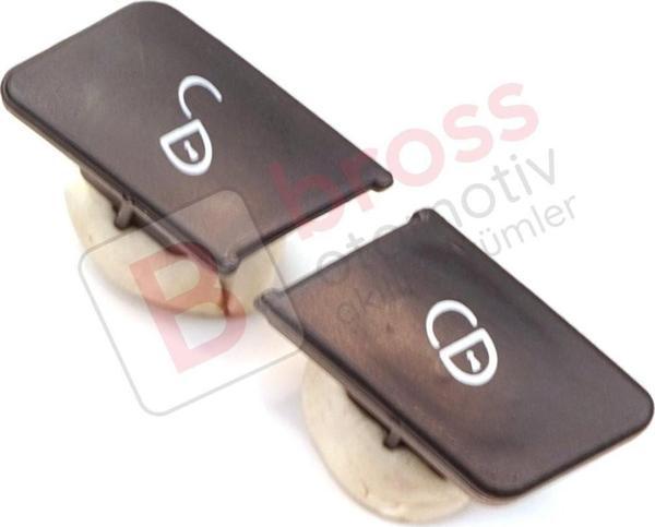Mercedes A W176 B W246 C W204 E W212 W207 İç Kapı Kilit Düğme Kapak Seti 2049058402 - Image 1