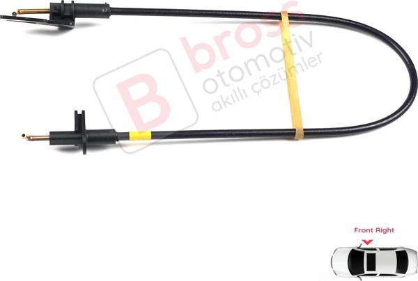 Fiat Doblo MK1 İçin Ön Sağ Kapı İç Açma Teli 146812001 - Image 1