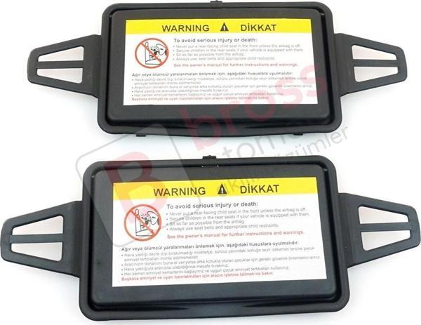 Mercedes W211 İçin Siyah Renk Güneşlik Ayna Kapağı Sağ ve Sol 2108102510 - Image 1