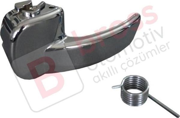 Nissan Qashqai 2007-2013 J10 JJ10 İçin Alüminyum Kaplama Paslanmaz İç Sol Kapı Kolu - Image 1