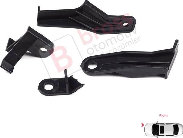 Toyota Corolla MK11 4-Kapı Sedan 2014-2016 8111002E60 İçin Sağ Ön Far Ayak Tamir Seti - Image 1
