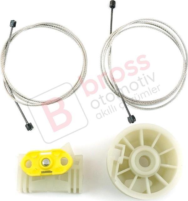Opel Meriva MK1 A 2003-2010 93362664 İçin Arka Sağ Kapı Cam Kriko Tamir Seti - Image 1