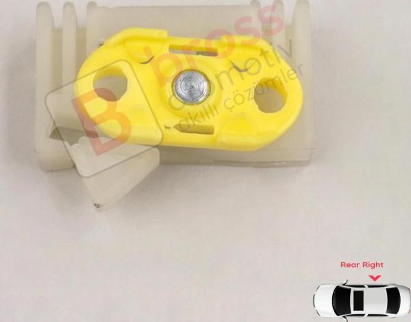 Opel Meriva İçin Ön veya Arka Sağ Kapı Cam Kriko Klipsi - Image 1
