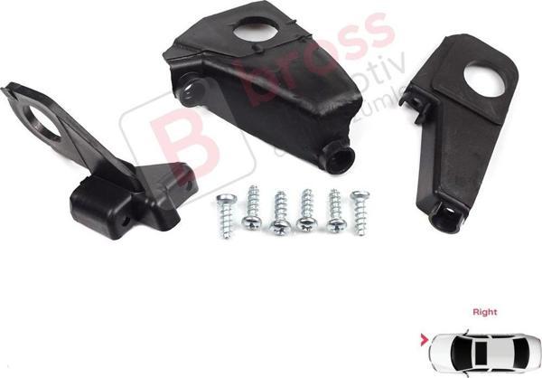 VW Golf MK6 5K 2008-2013 Convertible 517 2011-2016 5K0998226 İçin Sağ Ön Far Ayak Tamir Seti  - Image 1