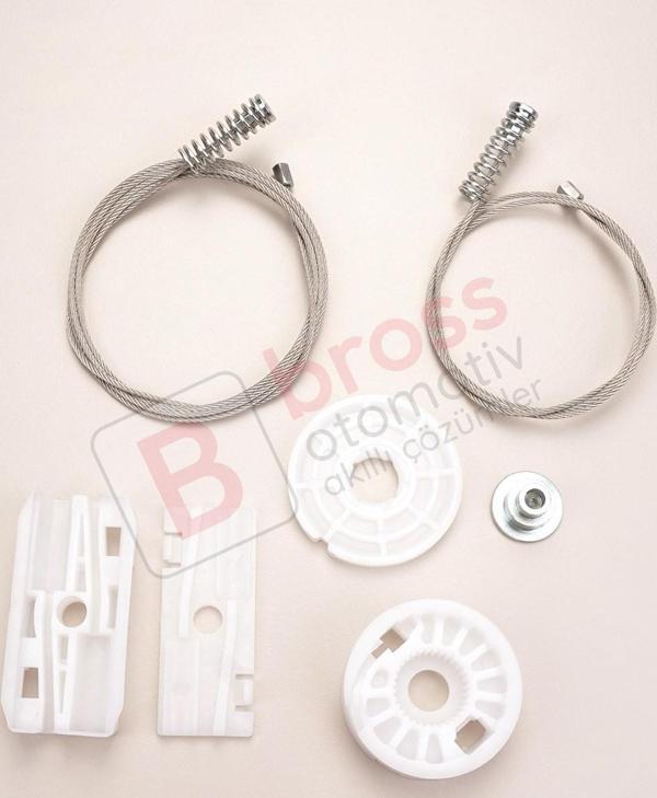 Porsche Carrera 911 (996) 1997-2005 99662411103 99662411203 İçin Elektrikli Arka Cam Kriko Seti - Image 1