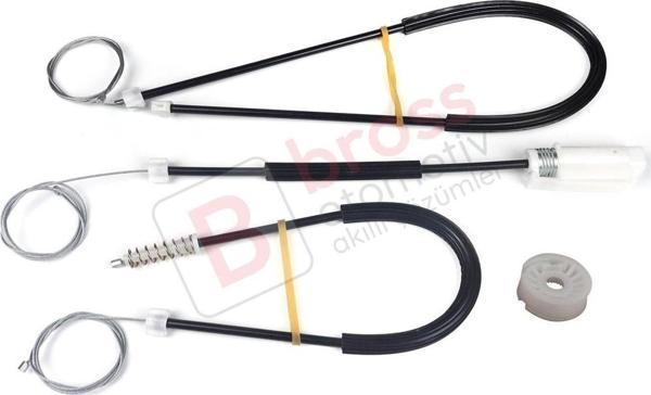 VW New Beetle Cabrio Convertible CC 2003-2010 1Y0837461 İçin Elektrikli Ön Sol Cam Kriko Tamir Seti - Image 1