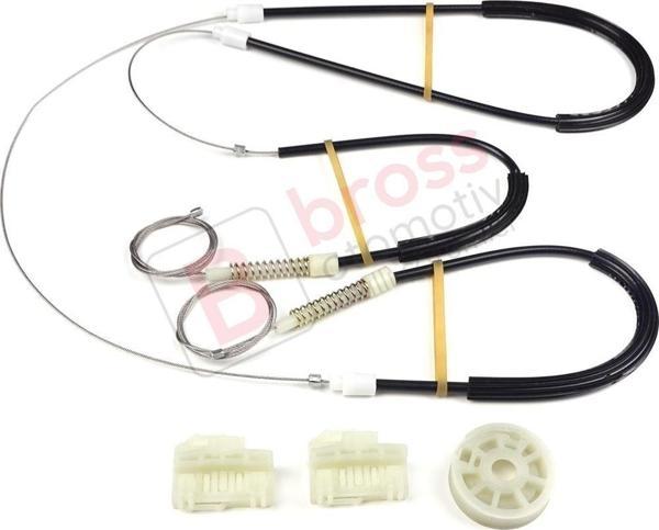VW Polo MK3 6N1 6N2 Hatchback 1994-2001 4/5 Kapı 6N4837461 İçin Ön Sol Kapı Cam Kriko Tamir Seti - Image 1