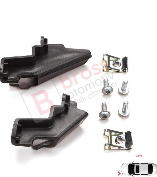 VW Polo MK5 6R 6C 61 2009-2016 6C0998225 İçin Sol Ön Far Ayak Tamir Seti  - Image 1