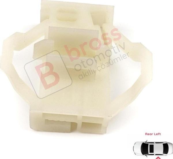 VW Seat Skoda İçin Arka Sol Kapı Cam Kriko Klipsi - Image 1
