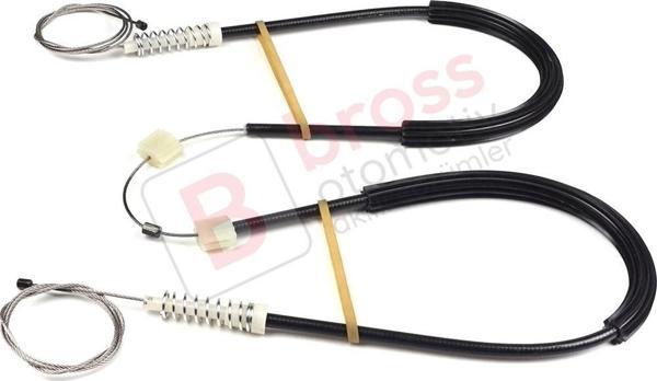Renault Fluence L3 2009-2024 4-Kapı Sedan 827210016R İçin Elektrikli Arka Sol Cam Kriko Tamir Seti - Image 1