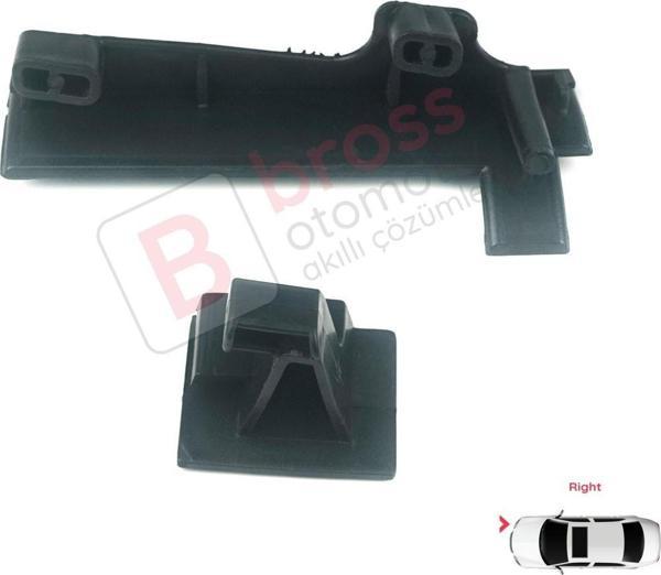Renault Fluence L3 L30 Z.E. 2009-2020 260101331R İçin Sağ Ön Far Alt Ayak Tamir Seti  - Image 1