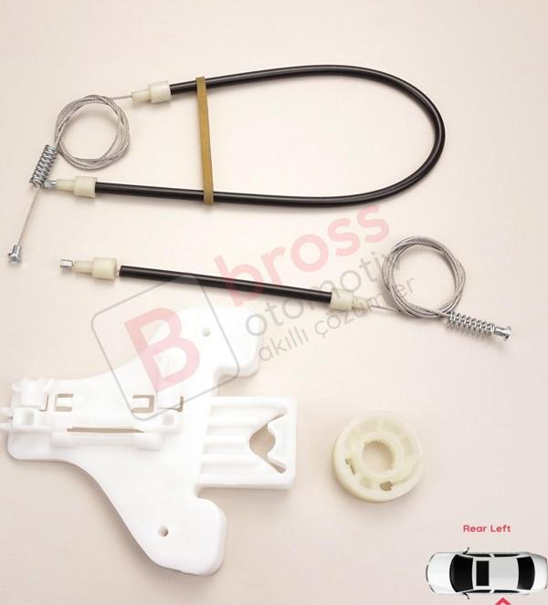 Seat Toledo MK3 5P2 2004-2009 Altea 5P1 XL 5P5 5P8 İçin Elektrikli Arka Sol Cam Kriko Tamir Seti - Image 1