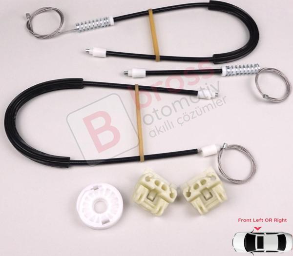 Seat Leon 1999-2006 Toledo 1998-2004 4/5 Kapı 1M0837461A İçin Elektrikli Ön Cam Kriko Tamir Seti - Image 1