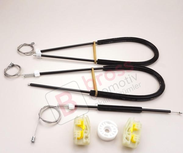 Seat Ibiza MK4 6J8 6P8 6J5 6P1 2008-2017 5-Kapı 6J4837402 İçin Elektrikli Ön Sağ Cam Kriko Tamir Set - Image 1