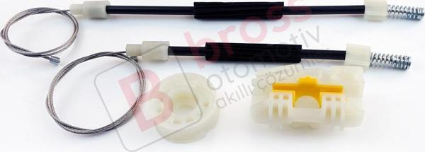 Seat Leon MK2 1P 1P1 2005-2012 5-Kapı HB 1P0839462A İçin Elektrikli Arka Sağ Cam Kriko Tamir Seti - Image 1