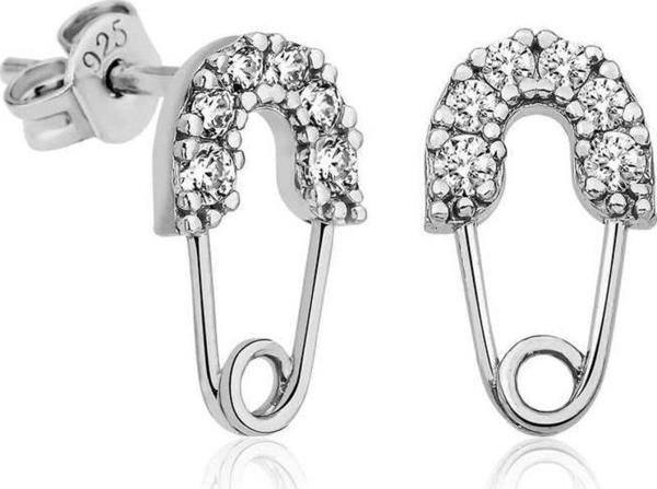 Gümüş Çengelli İğne Küpe - Image 1