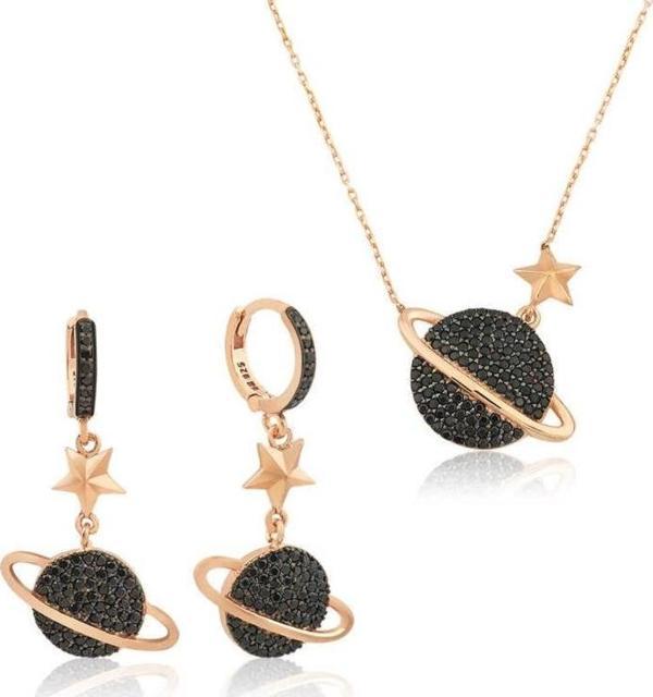 925 Ayar Gümüş Gezegen Set - Image 1