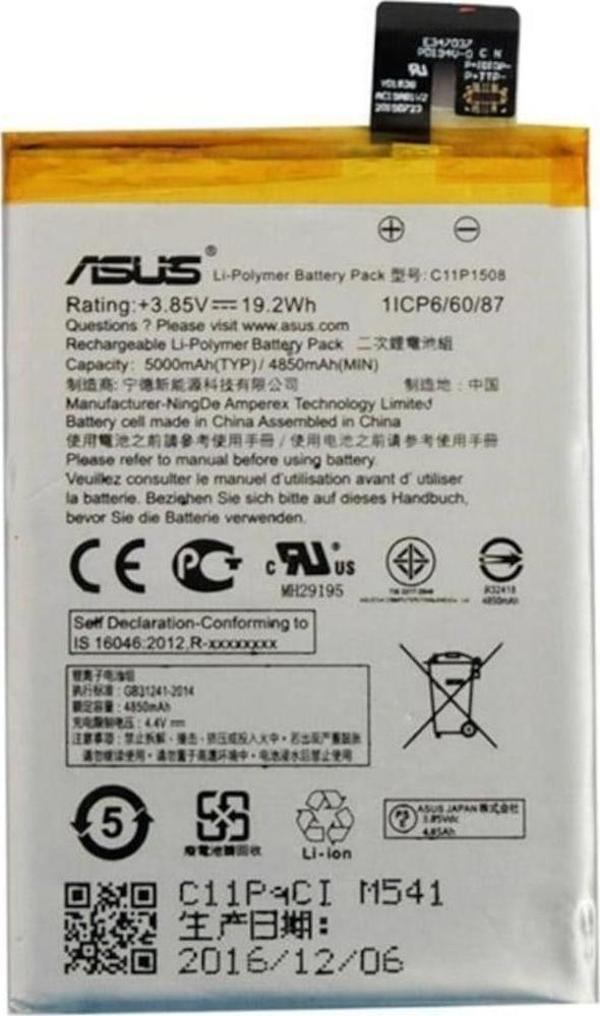 Asus Zc550Kl Zenfone Max Batarya Pil C11P1508 - Image 1