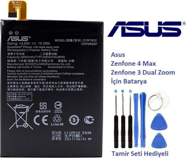 Asus Zenfone 4 Max C11P1612 Batarya Pil ve Tamir Seti - Image 1
