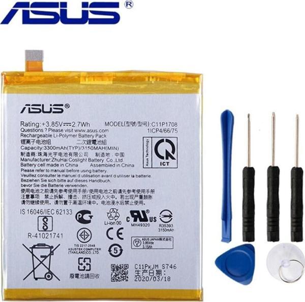 Asus Zenfone 5 2018 Ze620Kl-Zs620Kl C11P1708 Batarya Pil+Tamir S - Image 1