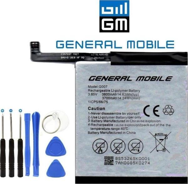 General Mobile Gm9 Pro G007 Batarya Pil ve Tamir Seti - Image 1