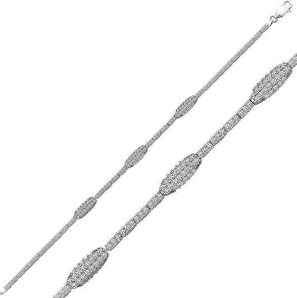 925 Ayar Gümüş Su Yolu Bileklik - Image 1