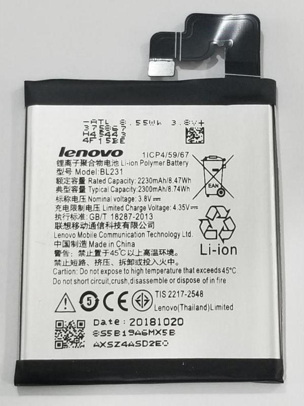Lenovo Bl231 Vibe X2 Batarya Pil - Image 1