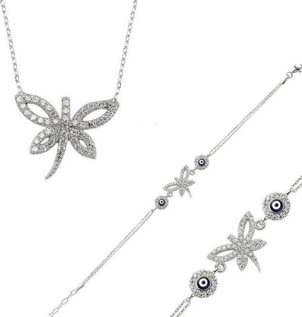 925 Ayar Gümüş Yusufçuk Set - Image 1