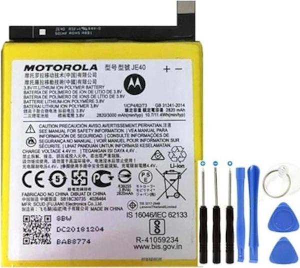Motorola G7 Play Xt1941 Je40 Pil Batarya ve Tamir Seti - Image 1
